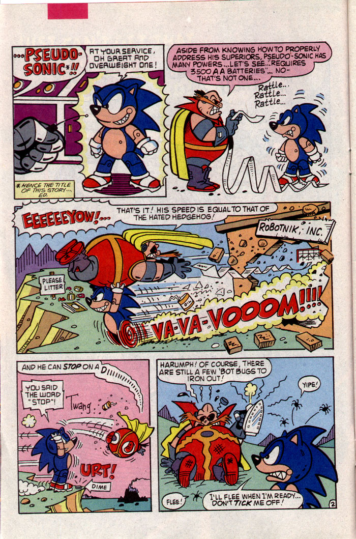 Sonic - Archie Adventure Series April 1994 Page 2